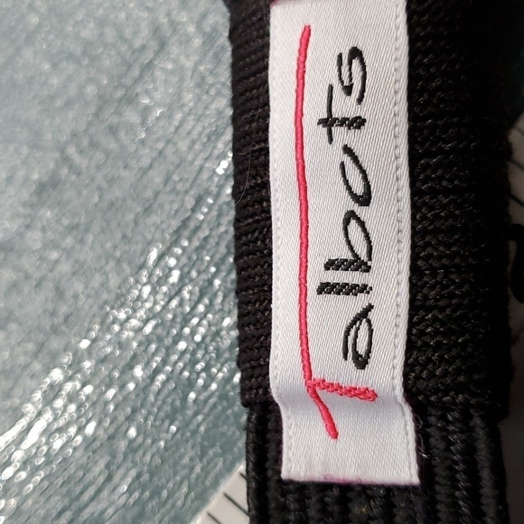 Rope belt by Talbotts. Pink, purple and black. Stretch. - Picture 2 of 8